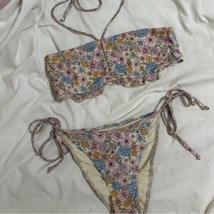 Floral Print Bikini Set